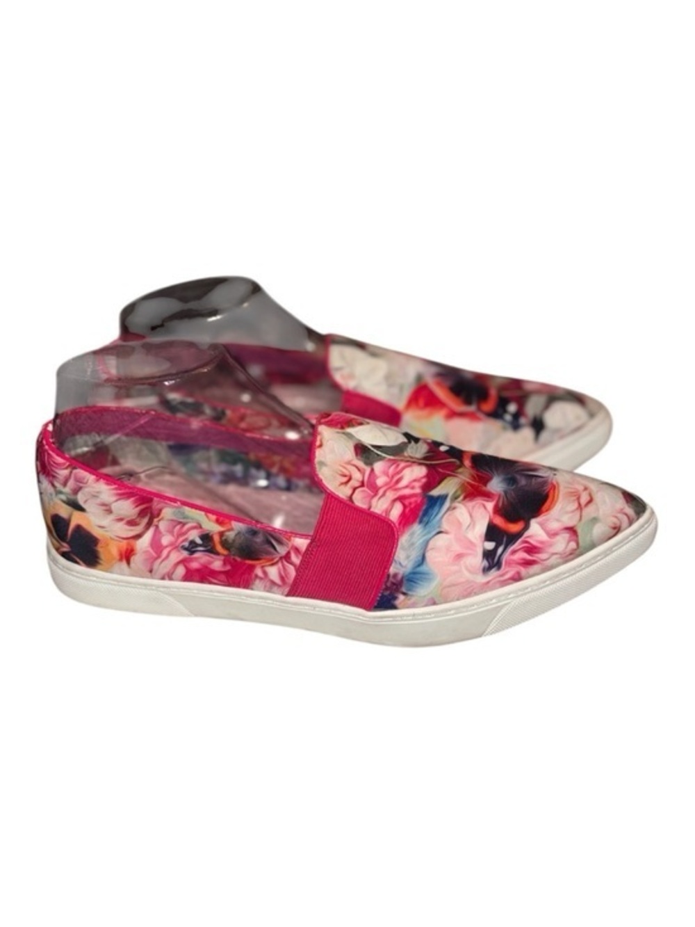 Ted Baker London "Thfia" floral pointed-toe slip-on sneakers